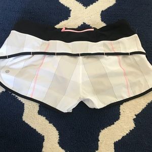 Lululemon speed shorts size 8